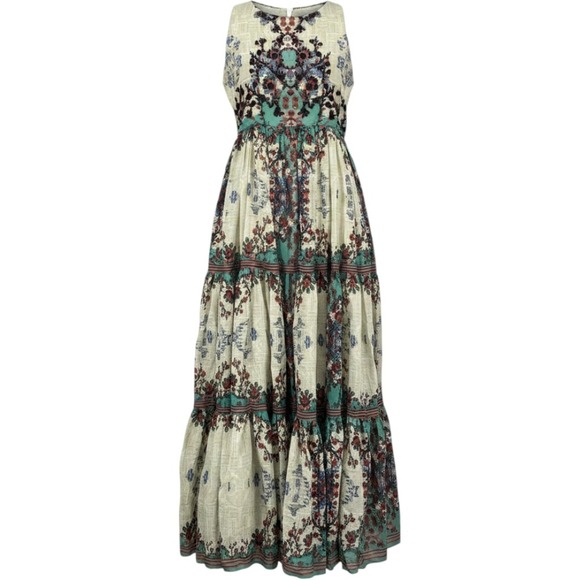 Bhanuni By Jyoti Dresses & Skirts - Bhanuni by Jyoti Maxi Dress Womens Small Anthropologie Embellished Boho Floral